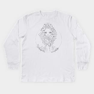 spring goddess Kids Long Sleeve T-Shirt